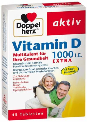 Doppelherz Vitamin D 1.000 I.E. Extra 45 Tabletten