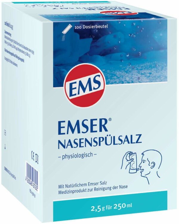 Emser Nasenspülsalz physiologisch 100 Beutel Pulver