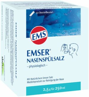 Emser Nasenspülsalz physiologisch 50 Beutel Pulver