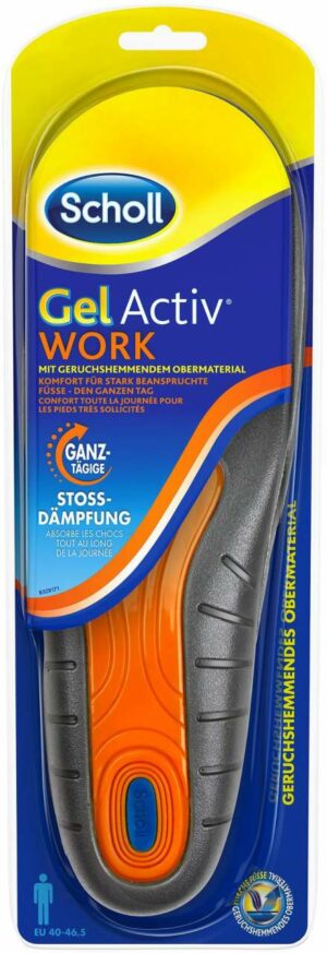 Scholl GelActiv 2 Einlegesohlen Work men