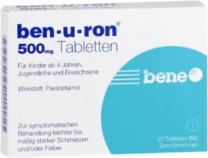 Ben-u-Ron Paracetamol 500 mg 20 Tabletten