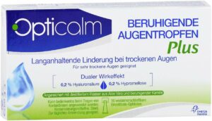 Opticalm beruhigende Augentropfen plus in Einzeldosen 10 x 0