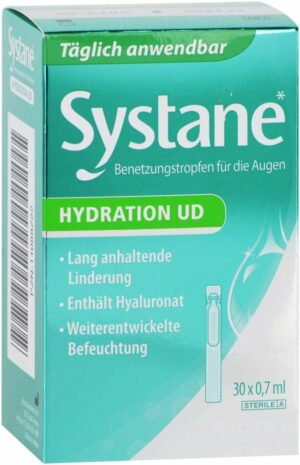 Systane Hydration UD Benetzungstropfen für die Augen 30 x 0.7 ml Augentropfen