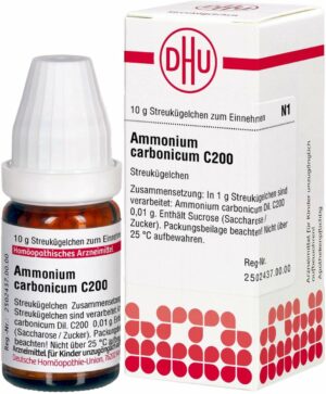 Ammonium Carbonicum C 200 Globuli