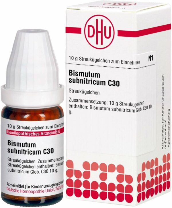 Bismutum Subnitricum C 30 Globuli