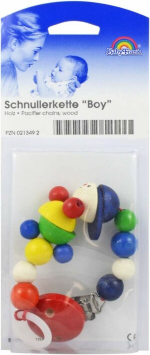 Schnullerkette Holz Boy