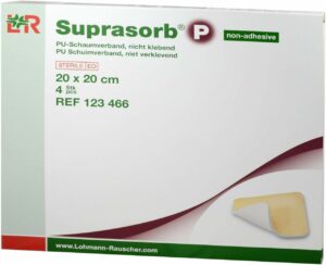 Suprasorb P Pu-Schaumv.20x20 cm Nicht Klebend