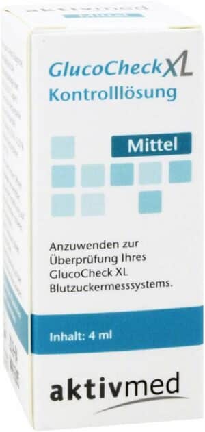 Gluco Check Xl Kontroll Lösung Mittel