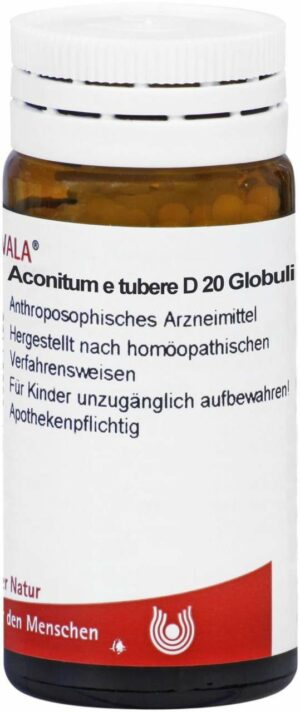 Aconitum E Tubere D 20 Globuli 20 G