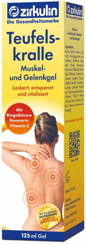 Zirkulin Teufelskralle Muskel- und Gelenkgel 125 ml Gel