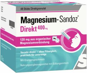 Magnesium Sandoz Direkt 400 mg 48 Sticks