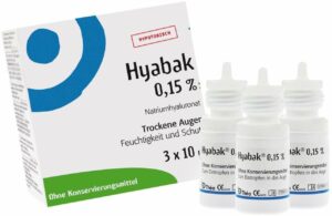Hyabak 3 x 10 ml Augentropfen