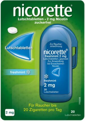 Nicorette Freshmint 2 mg 20 Lutschtabletten