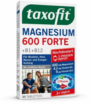 Taxofit Magnesium 600 Forte 2 Phasen Depot 30 Tabletten
