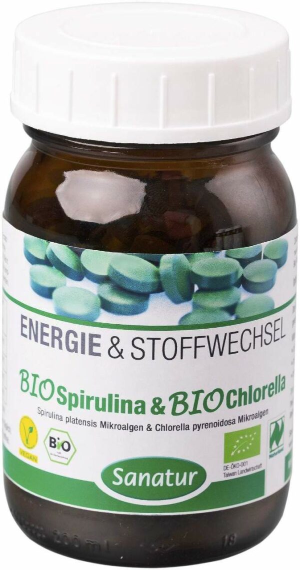 Biospirulina und Biochlorella 2 in 1 Tabletten 250 Stück