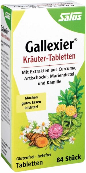 Gallexier Kräuter-Tabletten Salus