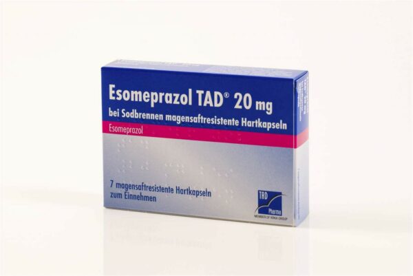 Esomeprazol Tad 20 mg 7 Magensaftresistente Kapseln