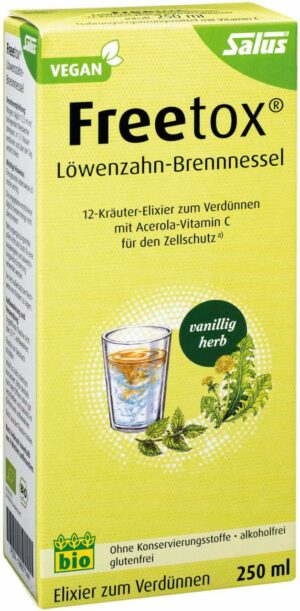 Freetox Löwenzahn-Brennnessel 12-Kräuter-Elixier 250 ml