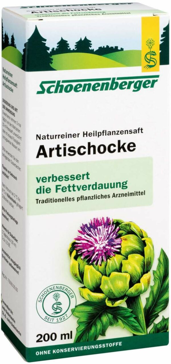 Artischockensaft Schönenberger 200 ml