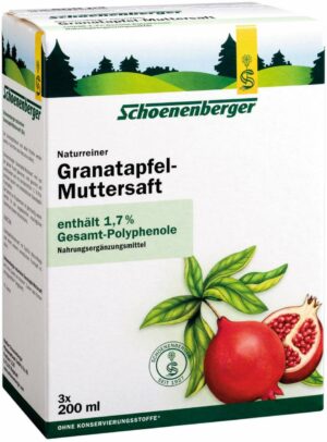 Granatapfel Muttersaft Schoenenberger Heilpflanzensaft 3 X 200...