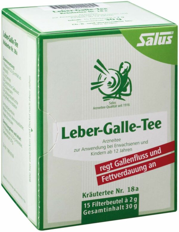 Leber Galle-Tee Kräutertee Nr.18a Salus 15 Filterbeutel