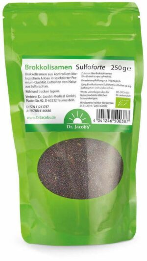 Brokkolisamen Sulfoforte Bio Dr.Jacob s 250 G