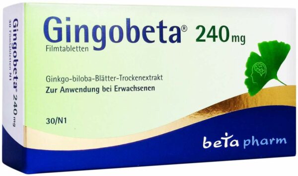 Gingobeta 240 mg Filmtabletten 30  Filmtabletten