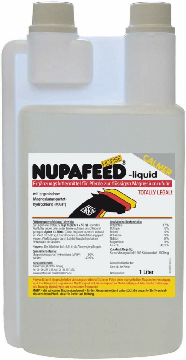 Nupafeed Horse Liquid 1 liter Ergänzungsfuttermittel für Pferde