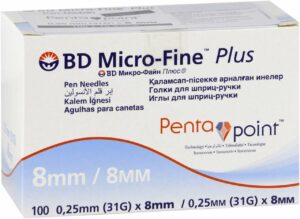 Bd Micro Fine+ 8 Nadeln 0