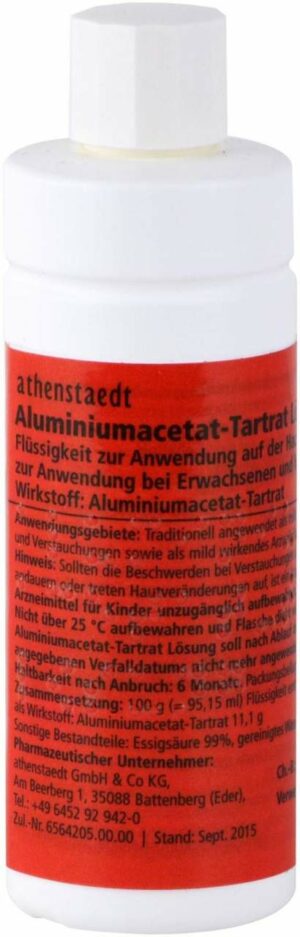 Aluminiumacetat-Tartrat Dab 10 100 G Lösung