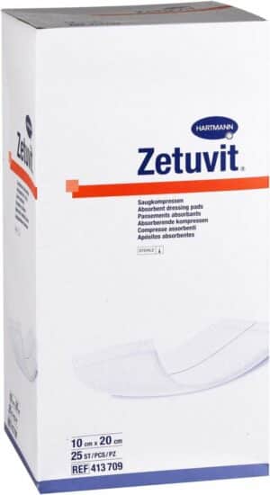 Zetuvit Saugkompresse Steril 10x20 cm Cp