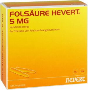 Folsäure Hevert 5 mg Ampullen 100 Ampullen