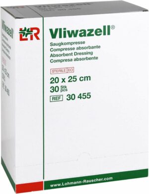 Vliwazell Kompressen 20x25cm Steril