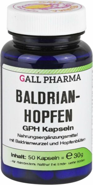 Baldrian Hopfen Gph 50 Kapseln