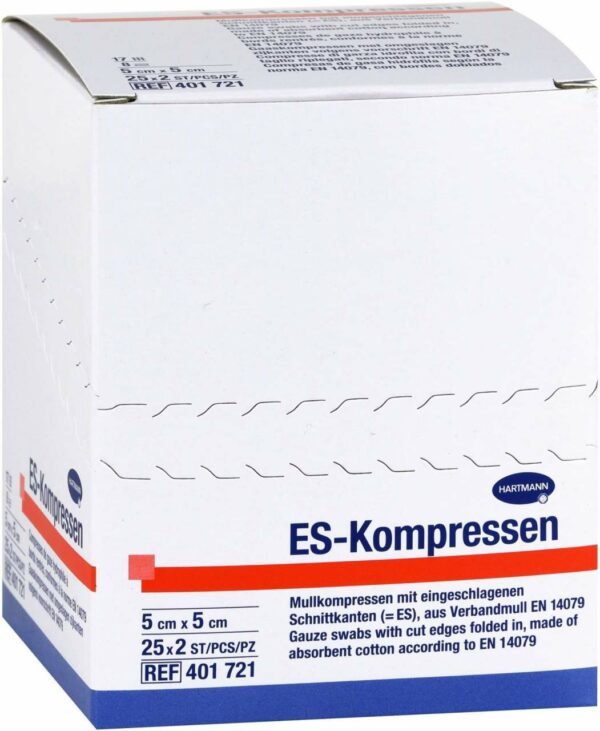 Es-Kompressen Steril 5x5 cm 8fach