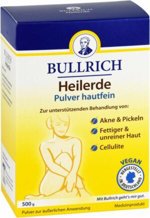 Bullrich Heilerde Hautfein 500 G Pulver