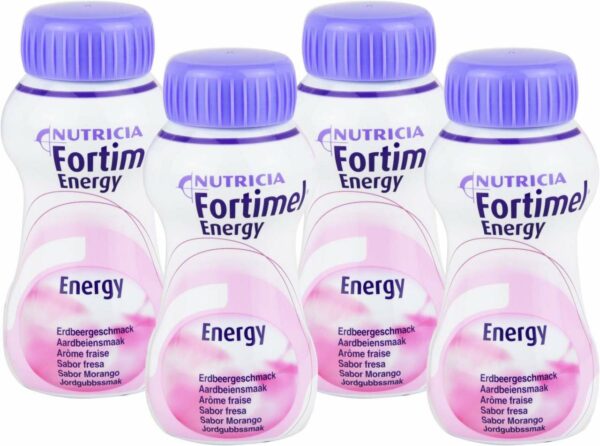 Fortimel Energy Erdbeergeschmack 8 X 4 X 200 ml Flüssigkeit