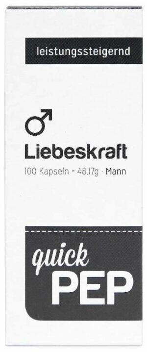 Quickpep Liebeskraft Mann 100 Kapseln