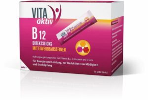 Vita Aktiv B12 Direktsticks mit Eiweißbausteinen 60 Beutel