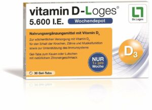 Vitamin D-Loges 5.600 I.E. 30 Kautabletten