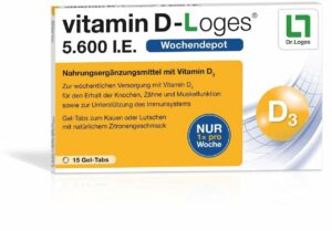 Vitamin D-Loges 5.600 I.E. 15 Kautabletten