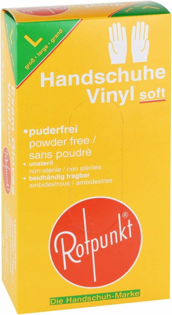 Handschuhe Vinyl Soft L