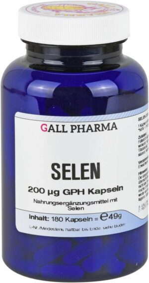 Selen 200 µg Gph Kapseln 180 Kapseln