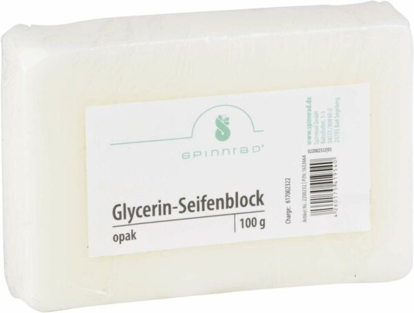 Glycerinseifenblock Opak 100 G Seife