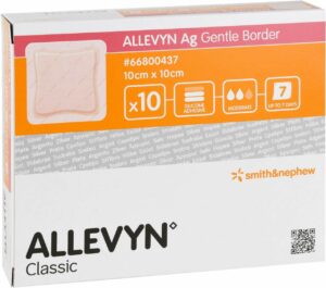 Allevyn AG Gentle Border 10x10 cm Verban