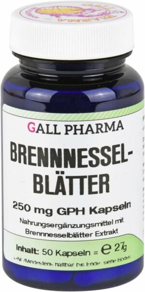 Brennnesselblätter 250 mg Gph Kapseln 50 Kapseln