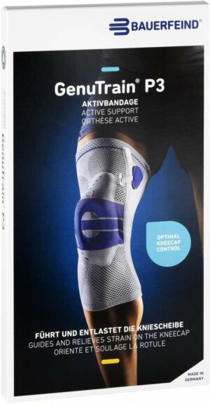 Genutrain Kniebandage P3 Links Gr.2 Schwarz