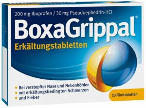 Boxagrippal Erkältungstabletten 200 mg - 30 mg 10 Filmtabletten