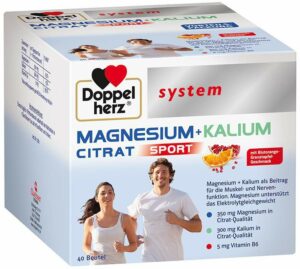 Doppelherz System Magnesium + Kalium Citrat 40 Beutel