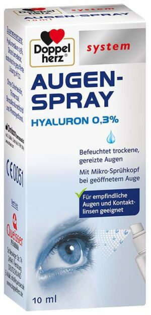 Doppelherz System Augen-Spray Hyaluron 0